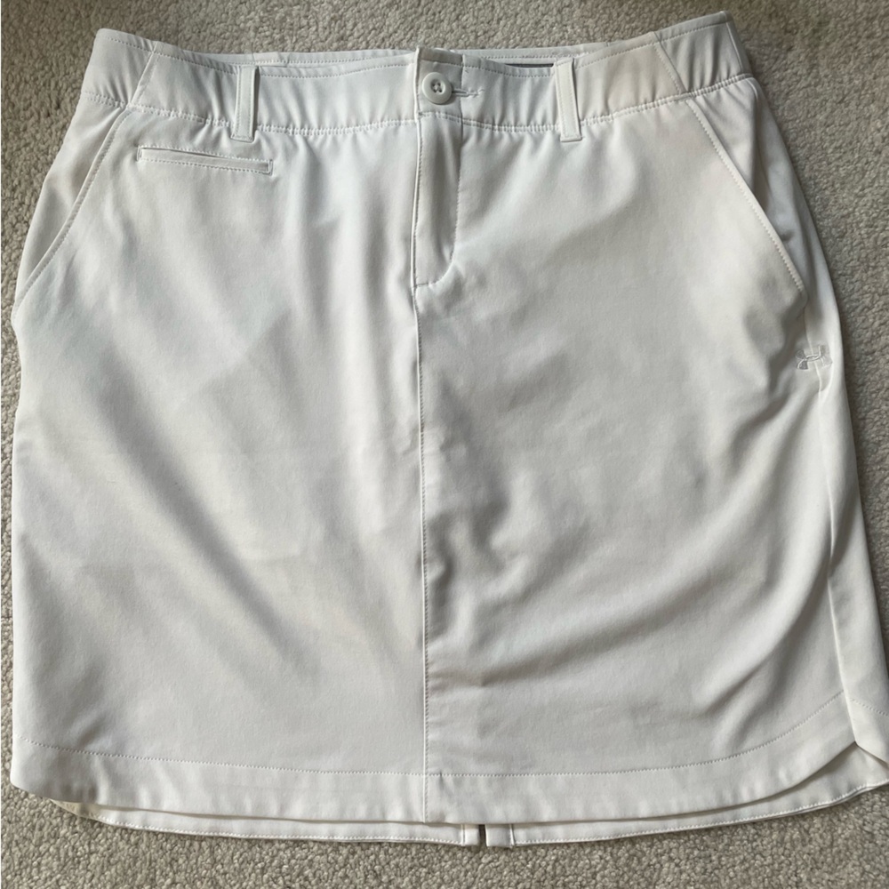White Under Armour Golf Athletic Skirt size 6